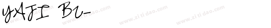YAJI BZ字体转换
